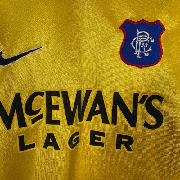 Vintage Nike 1997-99' Glasgow Rangers Keeper Kit Size S - Picture 4 of 10